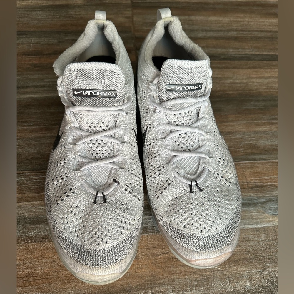 Nike Light Gray Running Shoes VaporMax
